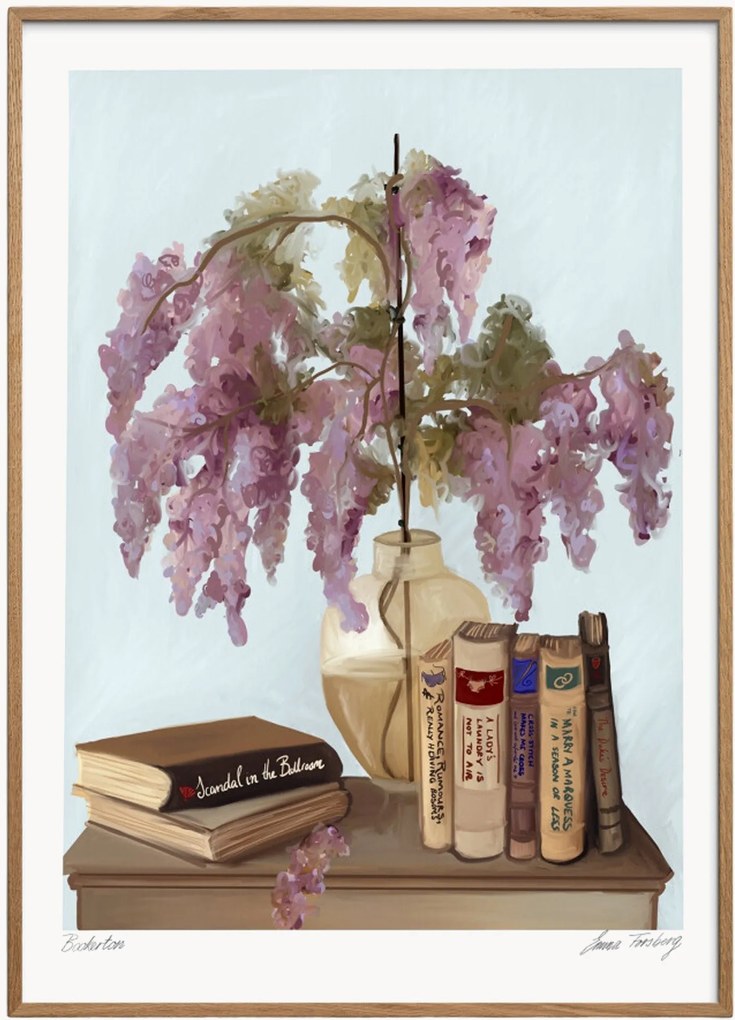 Impressão digital emoldurada Bookerton