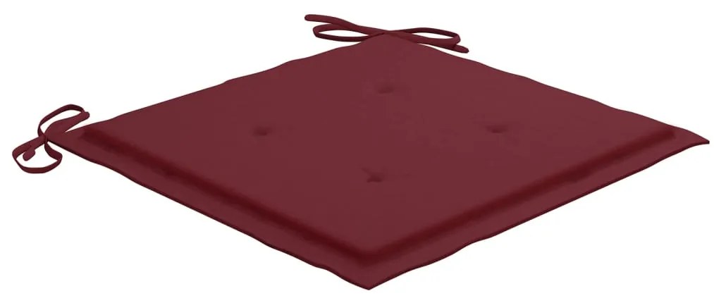 Cadeiras de jantar p/ jardim 8 pcs c/ almofadões acácia maciça