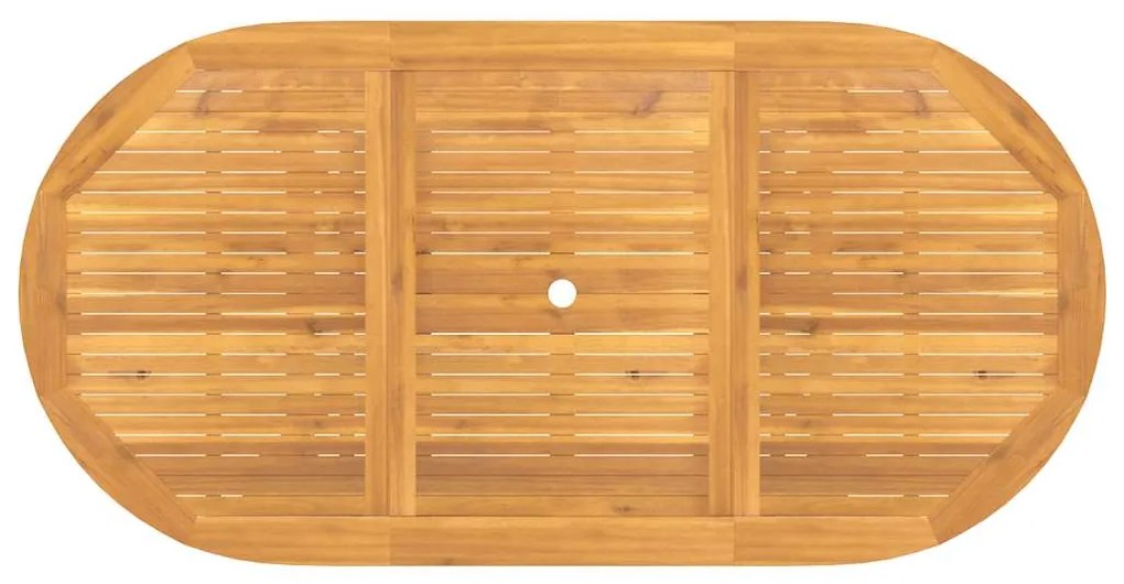 Mesa de jardim extensível 110-160x80x75 cm teca maciça