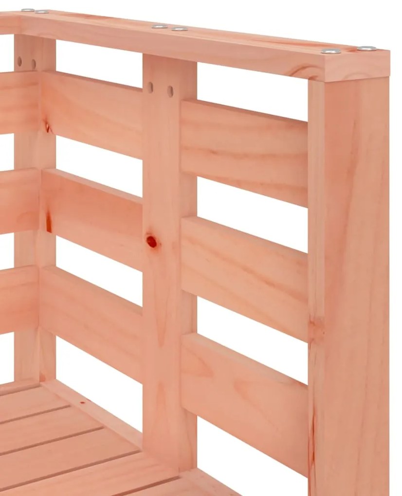 3 pcs conjunto lounge de jardim madeira de douglas maciça