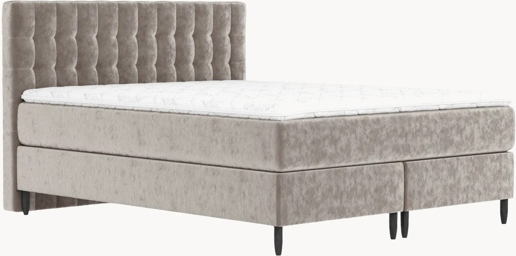 Cama divã em veludo artesanal Sorrento, H4