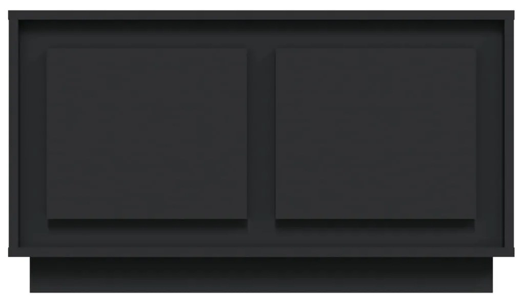 Móvel de TV 80x35x45 cm derivados de madeira preto