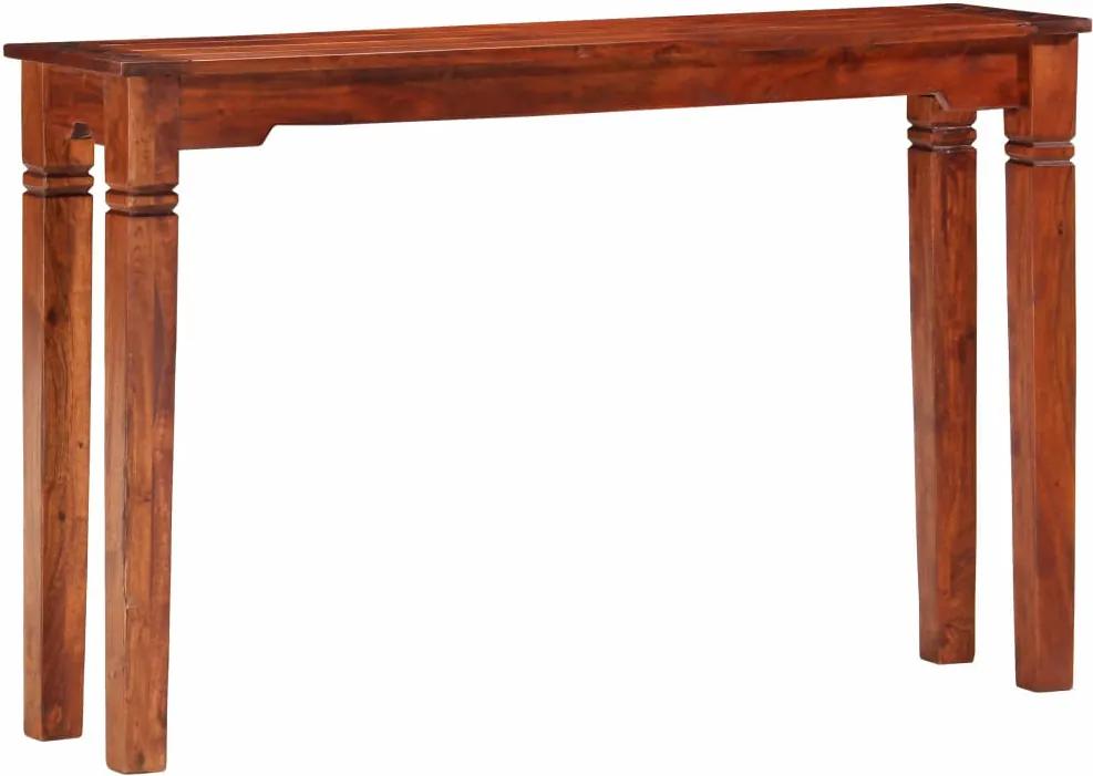 Mesa consola 120x30x76 cm madeira de acácia maciça