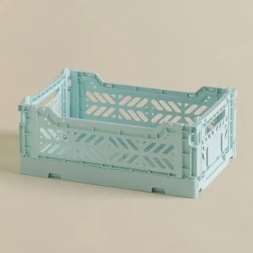 Caixa Dobrável E Empilhável De Plástico Doli Azul Água & 26 Cm - Sklum