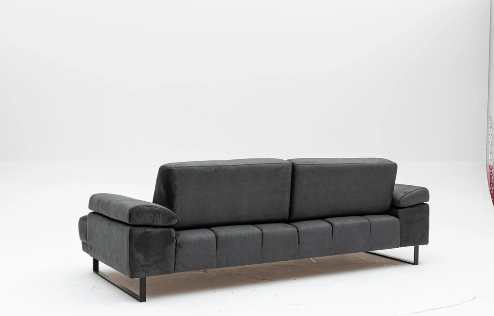 Sofá-cama de 3 lugares Mustang – Antracite – 239 cm x 99 cm x 83 cm