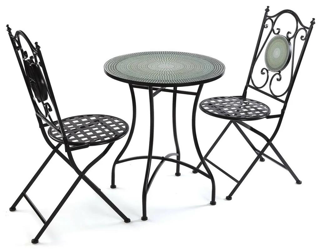 Conjunto de mesa com 2 cadeiras Versa Fiji 60 x 71 x 60 cm
