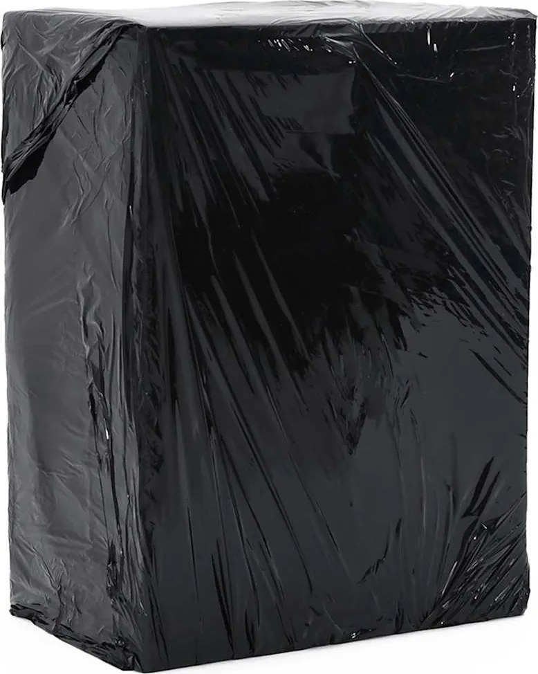 vidaXL Película extensível 6 unid preto 30 μm 50 cm x 150 m