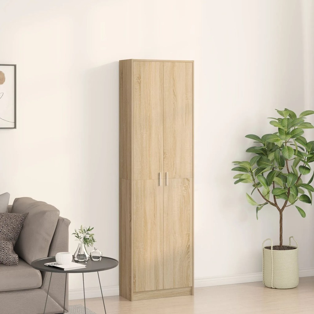 Guarda-roupa Carvalho Sonoma 55x25x189 cm Madeira Engenheirada
