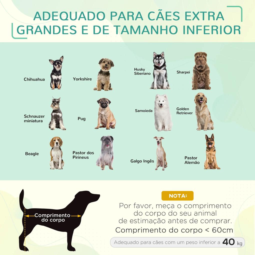 Cama Elevada para Cães e Gatos Cama Transpirável para Animais de Estimação com 130x90x20 cm Preto