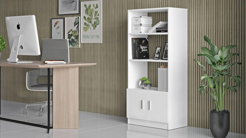 Estante VO4 – Branco – 64x140x35,5 cm