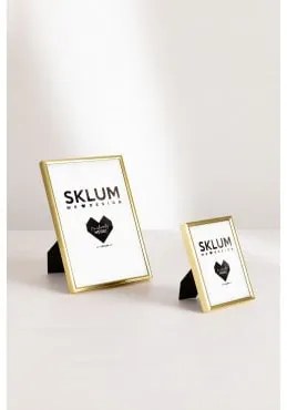 Conjunto De 2 Porta-retratos Ritrat Dourado - Sklum