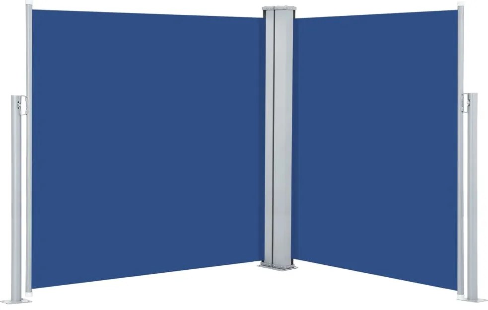 Toldo lateral retrátil 160x600 cm azul