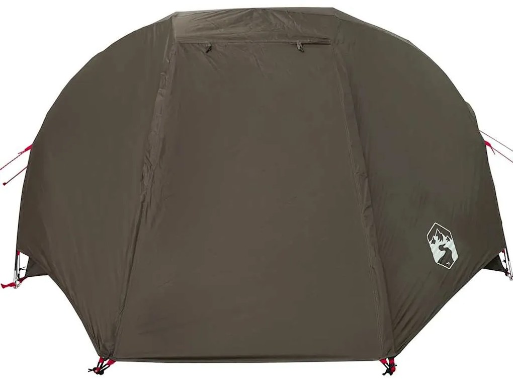 Tenda de pesca para 3 pessoas impermeável castanho
