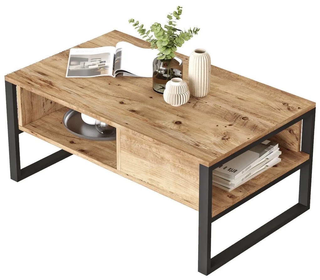 Mesa de Centro ML34 – Pinho Atlântico – 100x44,4x59,7 cm