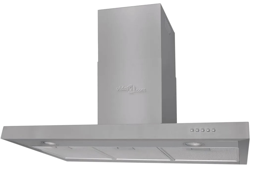 241216 vidaXL Exaustor plano 900 m aço inoxidável