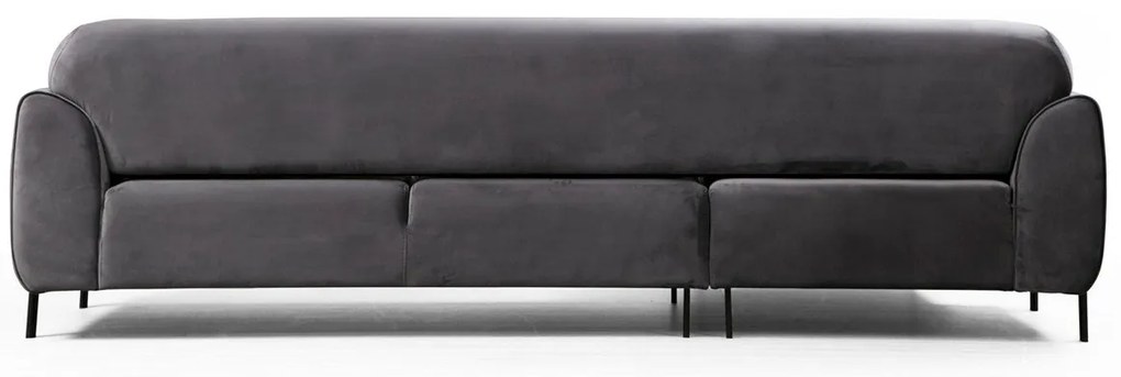 Sofá-Cama de Canto Image Corner - Antracite - 287 x 169 cm