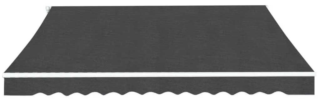 Toldo dobrável manual 350 cm antracite