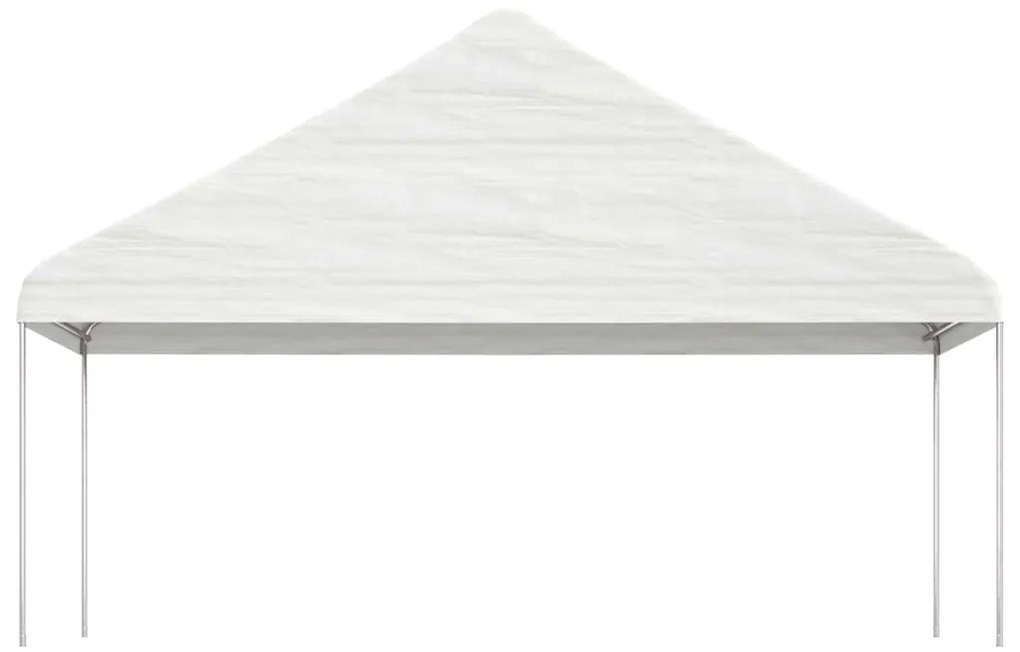 Tenda de Eventos com telhado 20,07x5,88x3,75 m polietileno branco