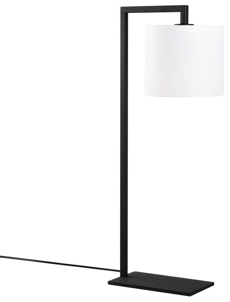 Candeeiro de Mesa Profil – Branco/Preto – 27 x 20 cm