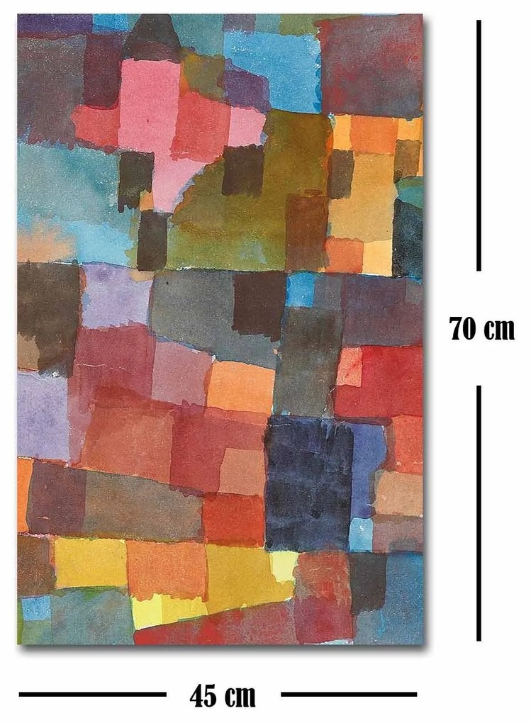 Quadro Decorativo FAMOUSART-025 – Multicolor – 45 x 70 cm