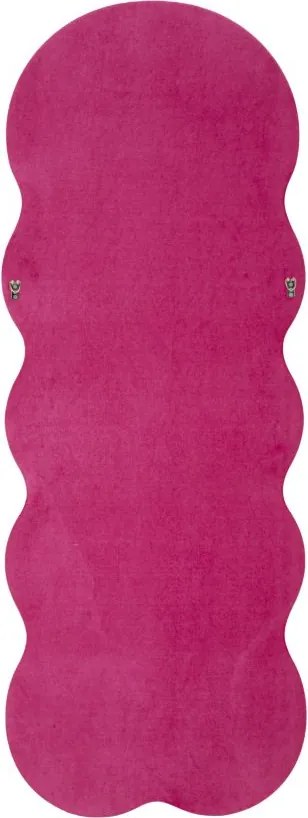 ESPELHO DE PAREDE MIKI VELUDO 60X4X160 CM (TAMANHO DO ESPELHO INTERIOR 39X135) FUXIA