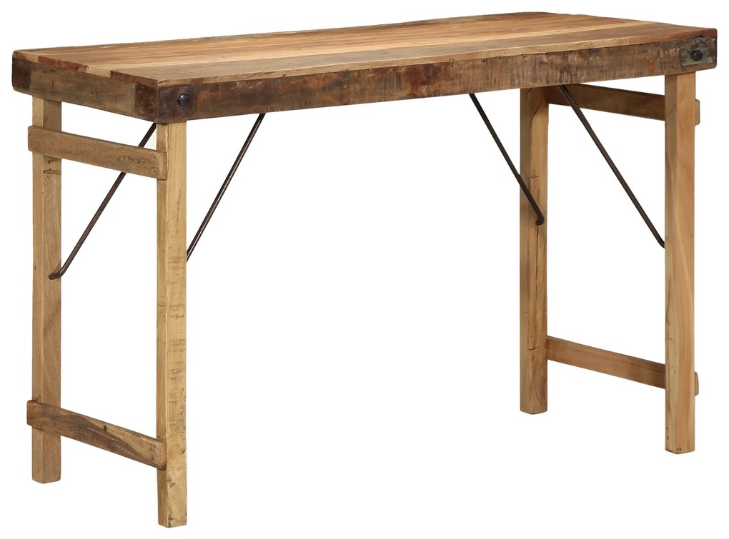 Mesa de Jantar vidaXL 110x55x76 cm Madeira Recuperada