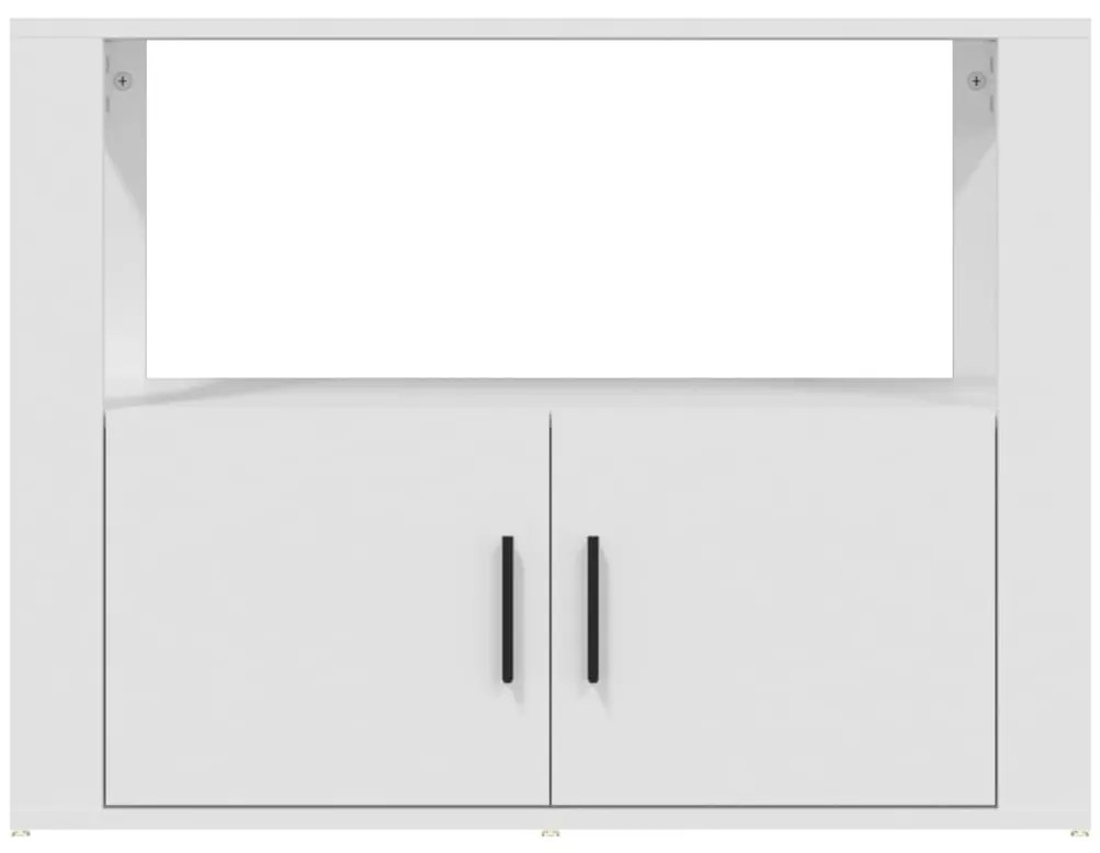 Aparador 80x30x60 cm derivados de madeira branco