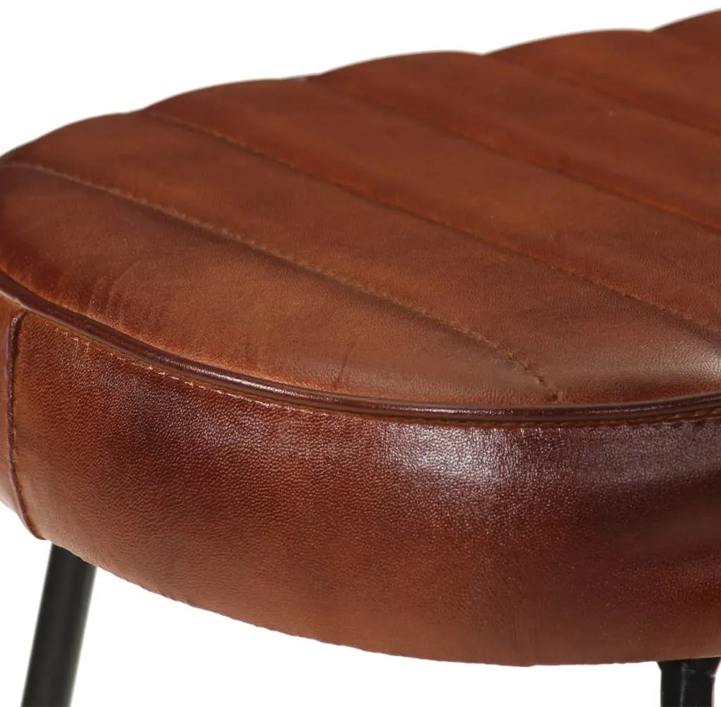Bancos de bar Gavin 2 pcs 44x37,5x78 cm castanho-escuro