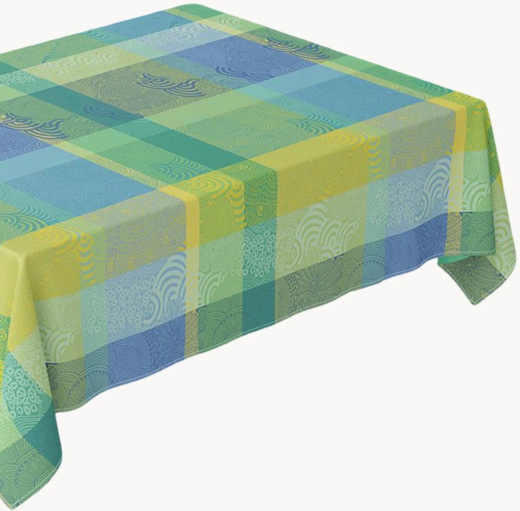 Toalha de mesa jacquard Mille Rainures Atoll