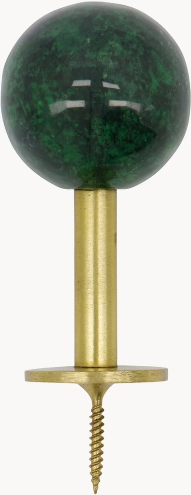 Cabide de parede em metal artesanal Ball, conjunto de 2