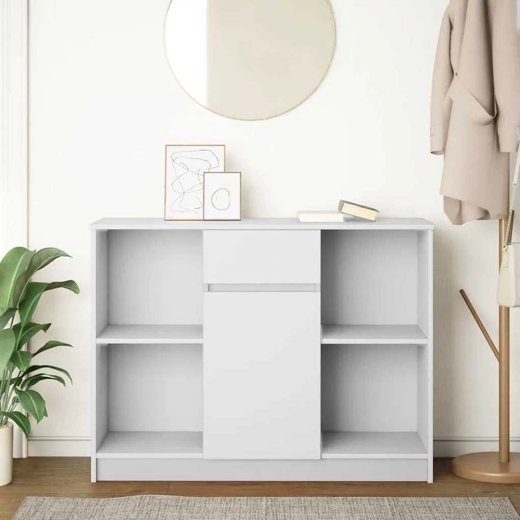 Aparador c/ gaveta 101x35x76 cm derivados de madeira branco