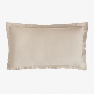 Almofada Retangular 30x50 Cm Em Linho Ludet Branco Acinzentado - Sklum