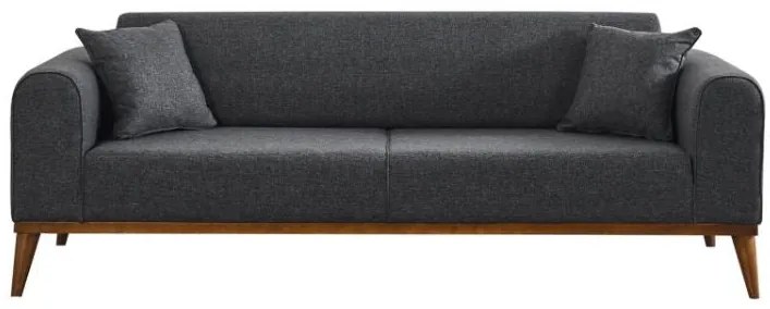 Sofá-cama 3 Lugares Cofi – Antracite – 222x90x80 cm