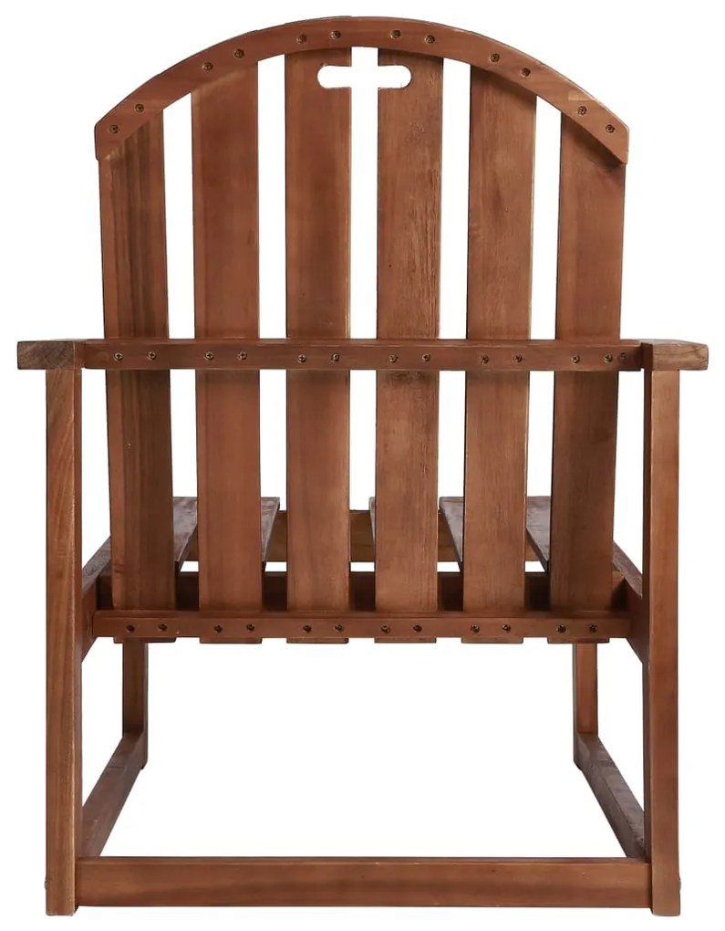 Cadeiras de jardim 2 pcs madeira de acácia maciça
