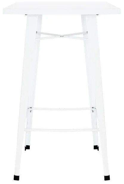 Mesa Torix Alta Quadrada 60 cm - Branco