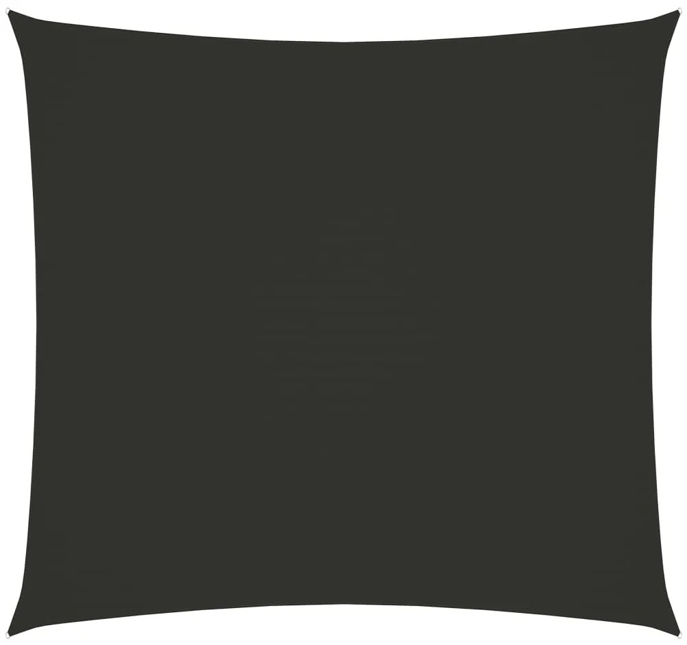 135082 vidaXL Para-sol estilo vela tecido oxford quadrado 3x3 m antracite