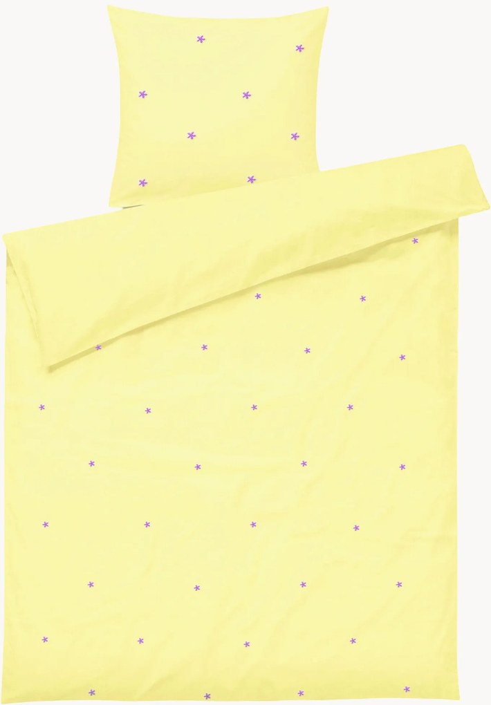Conjunto de roupa de cama infantil em algodão Daisy