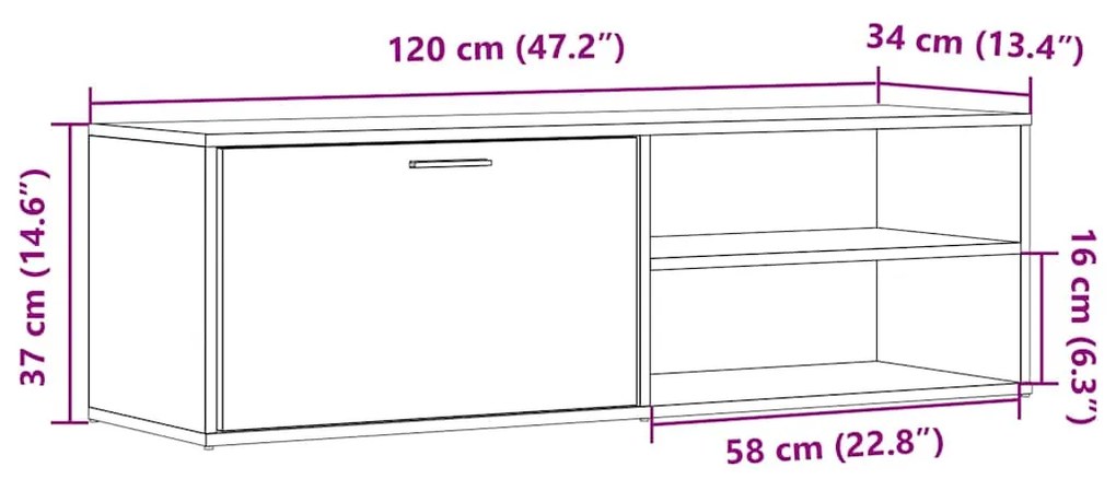 Móvel TV madeira antiga 120x34x37 cm madeira trabalhada