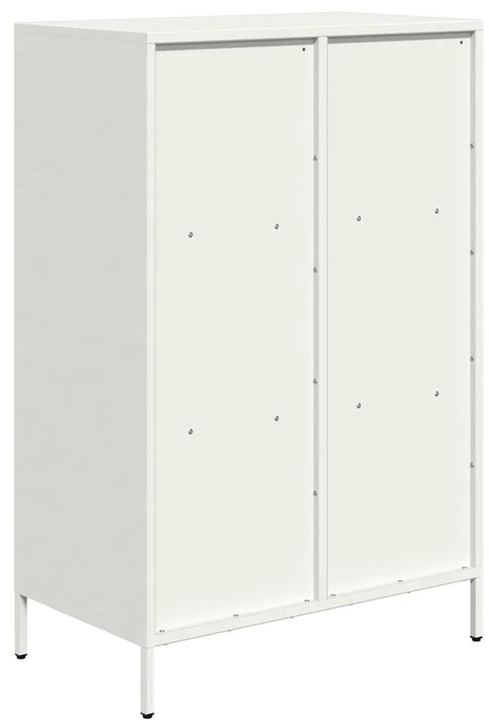 Móvel alto 68x39x103,5 cm aço branco