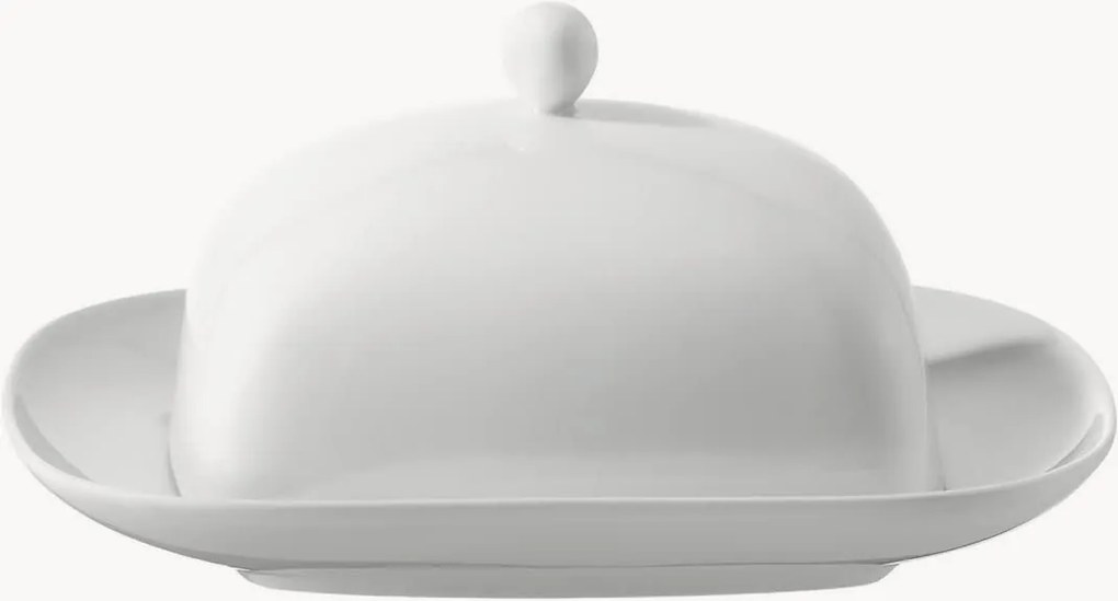Manteigueira de porcelana artesanal Urbino