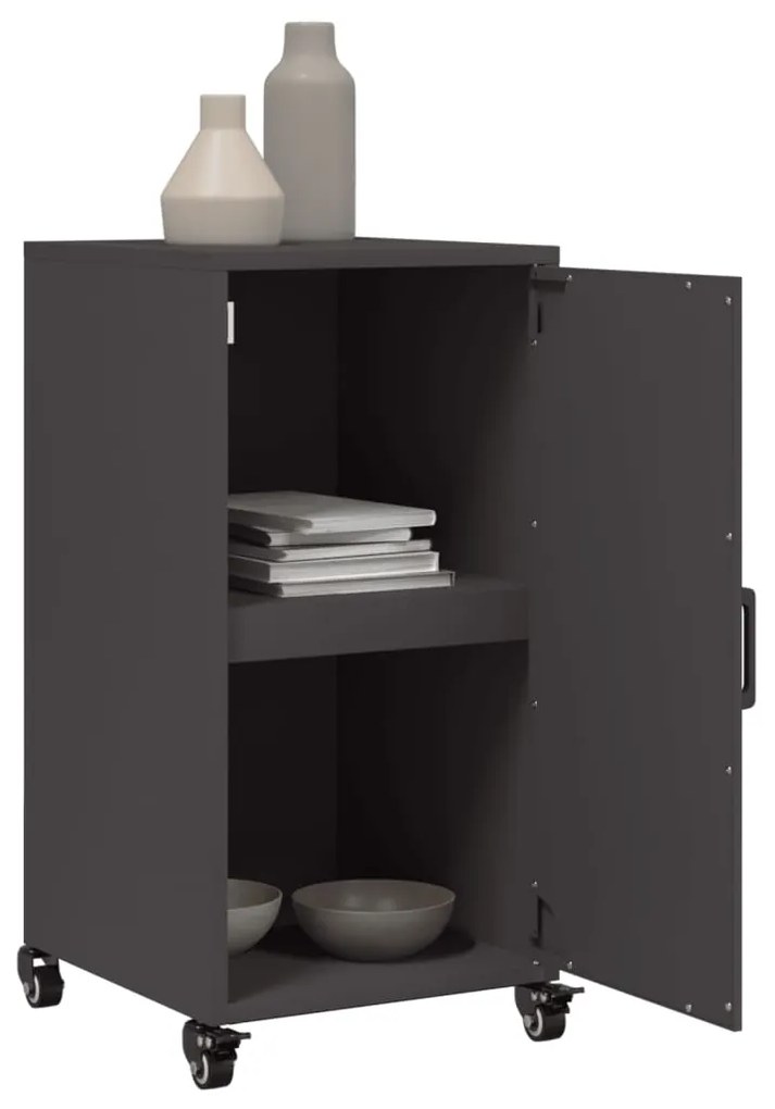 Aparador 36x39x72 cm aço preto