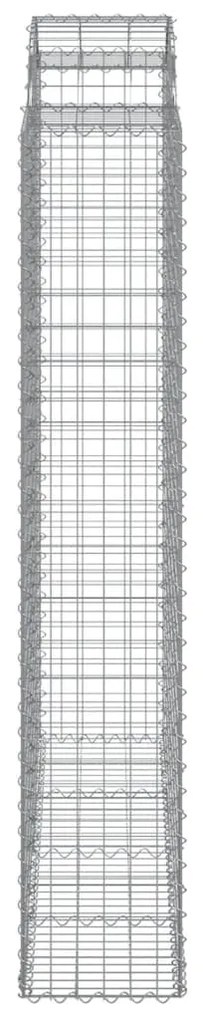 Cestos gabião arqueados 20 pcs 200x50x220/240 ferro galvanizado