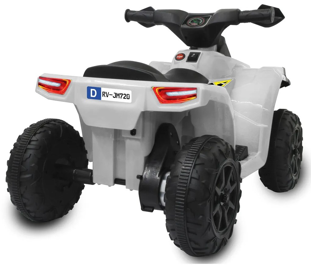 Mini moto 4 para crianças Runty branca 6V