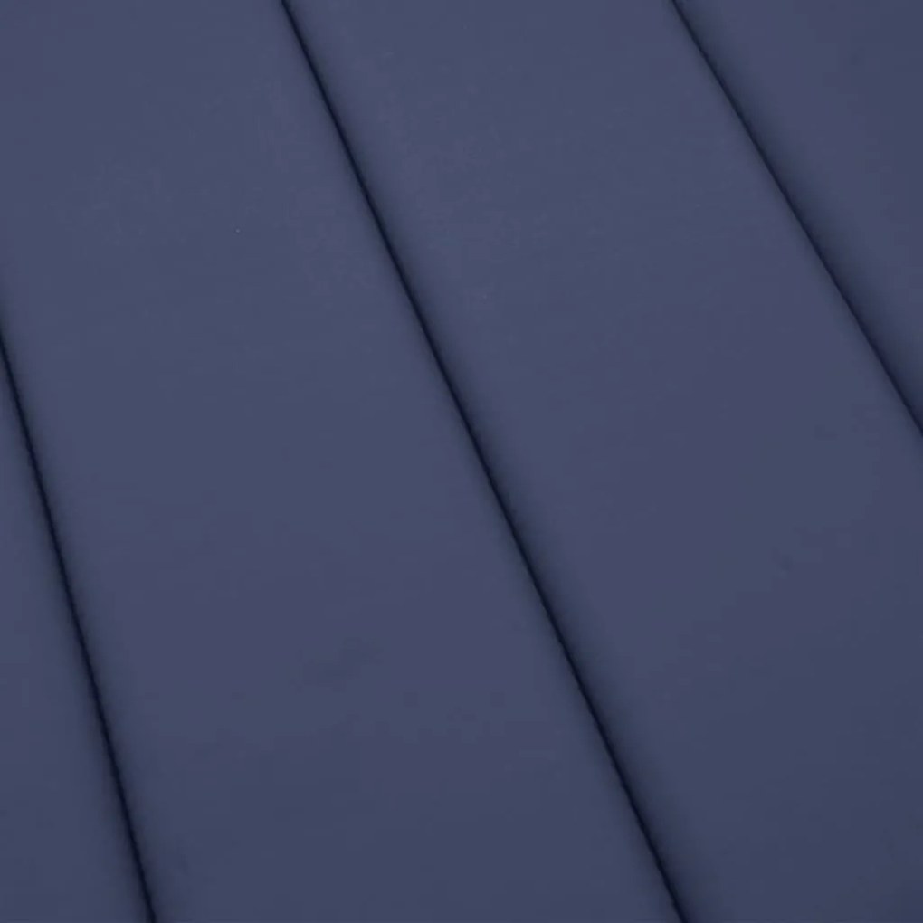 Almofadão de espreguiçadeira tecido oxford azul-marinho