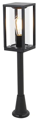 Candeeiro de pé industrial para exterior preto 100 cm IP44 - Charlois Design