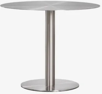 Mesa De Jardim Redonda Em Aço Inoxidável Xiren Ø120 Cm - Sklum