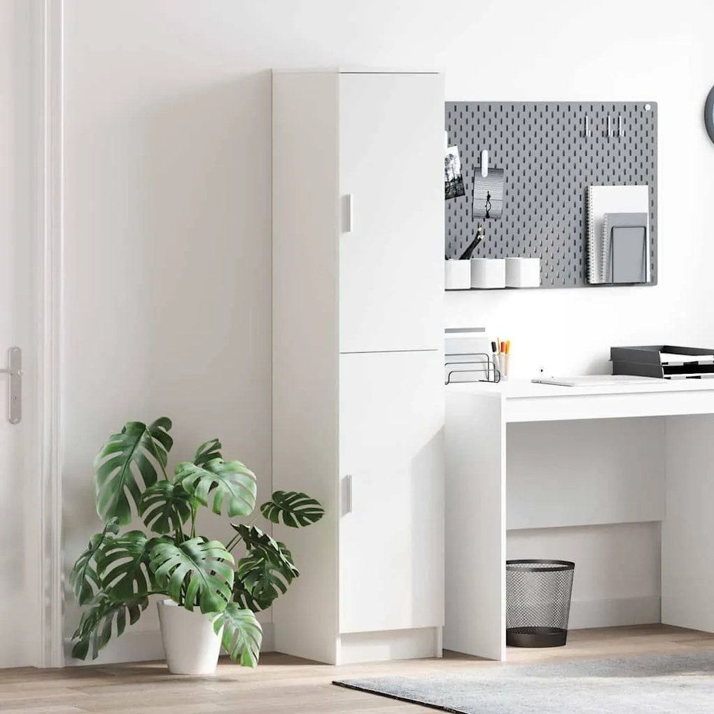 vidaXL Armário Buffet Branco Madeira Engenheirada Moderado