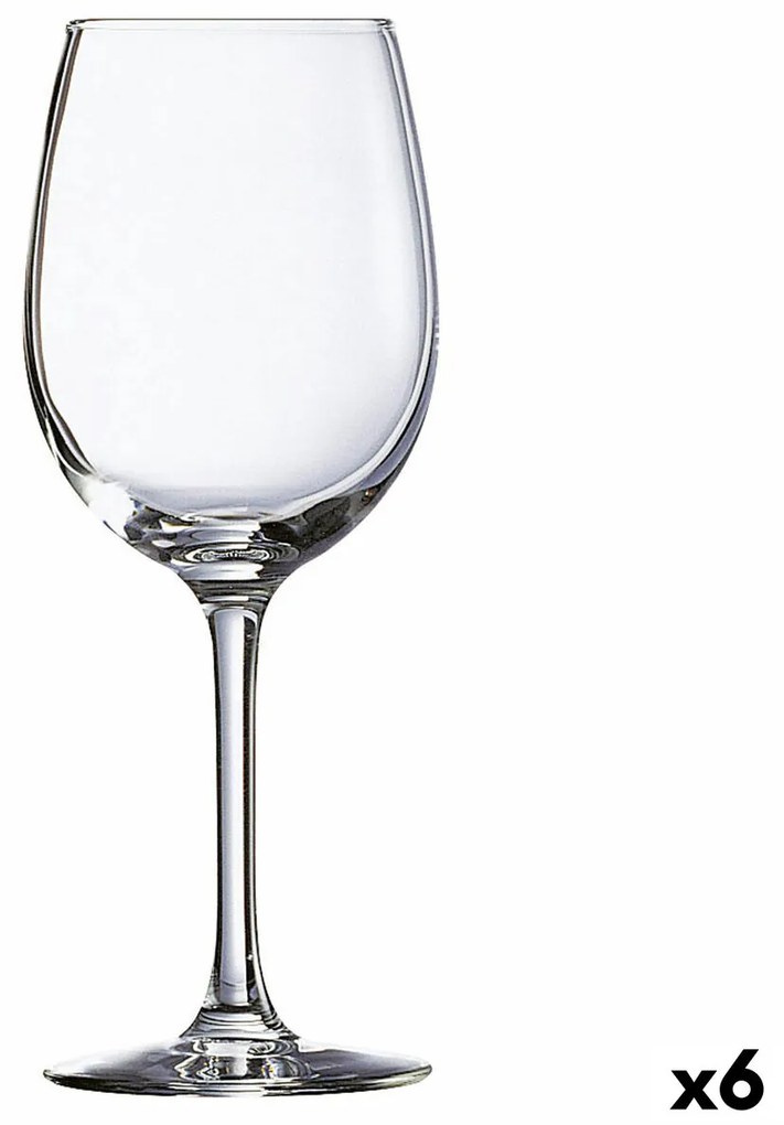 Copo para Vinho Ebro Transparente Vidro (470 Ml) (6 Unidades)