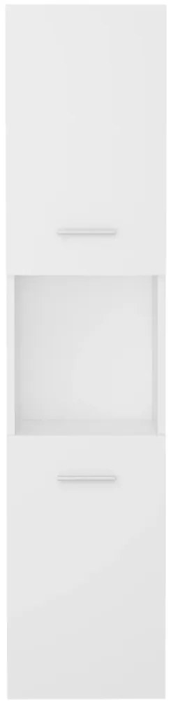 Armário de casa de banho derivados de madeira branco