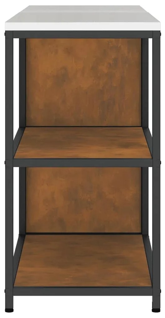Conjunto de Armazenamento de Cozinha 2 pcs Ferro Enferrujado